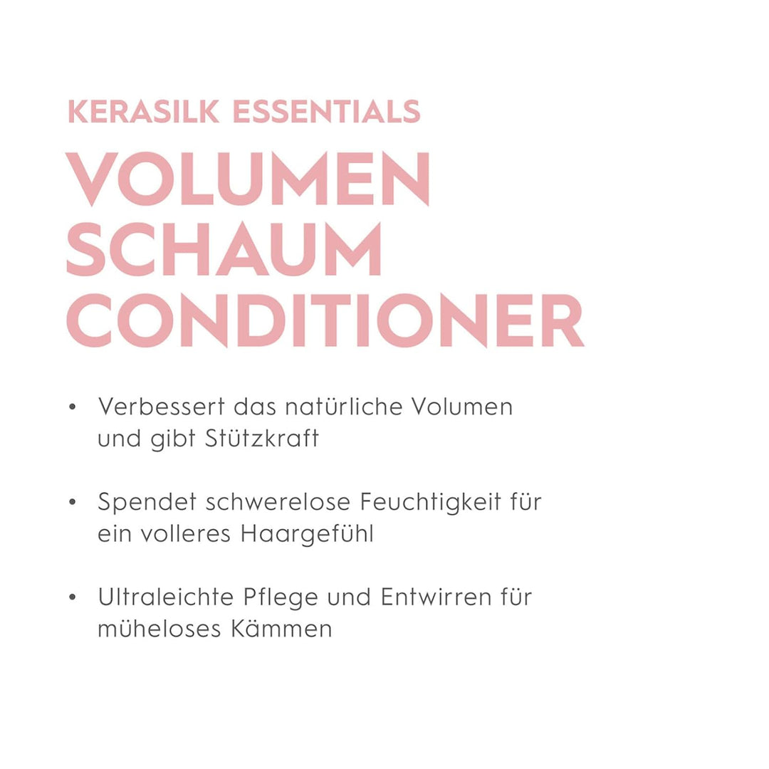 Kerasilk Essential, Volumen Schaum Conditioner für feines, kraftloses Haar, 150ml