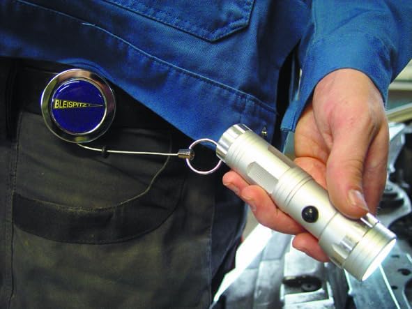 Werkzeugaufroller (Automatischer Aufroller aus Metall für Kreidehalter, kleine Werkzeuge oder Messer