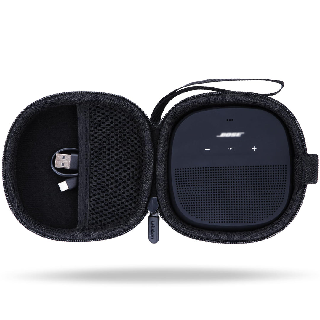 Hart Schutz Hülle Etui Tasche für Bose SoundLink Micro Kleiner Tragbarer Lautsprecher (Schwarz), Sch