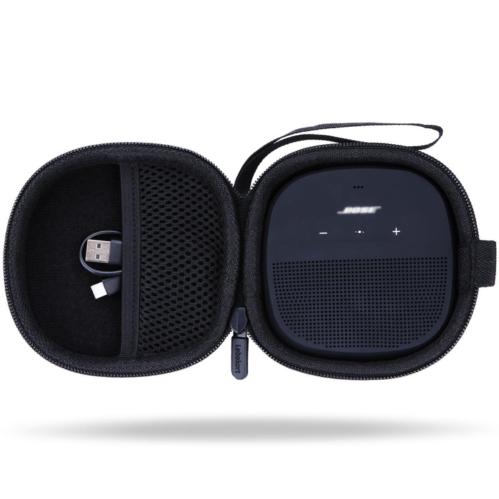 Hart Schutz Hülle Etui Tasche für Bose SoundLink Micro Kleiner Tragbarer Lautsprecher (Schwarz), Sch