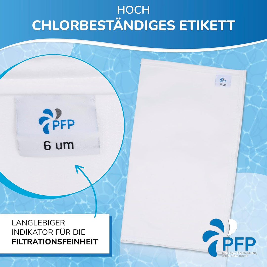 Poches Filtrantes Filtertasche kompatibel mit Desjoyaux – 6 und 15 Mikron…