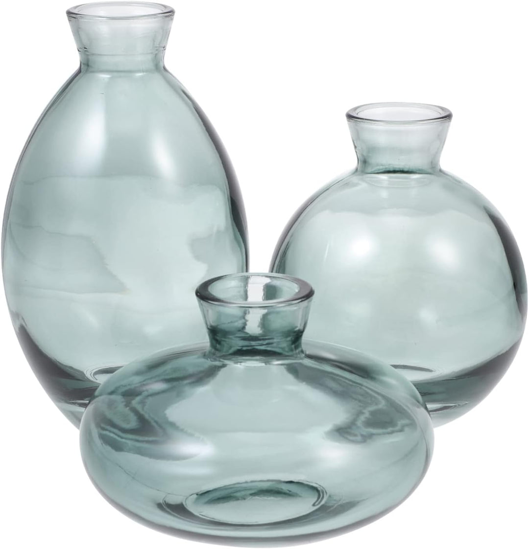 BESPORTBLE 3 Stück Vase Kleine Glasvasen Für Blumen Artificiales Decorativas para Sala Green Home De