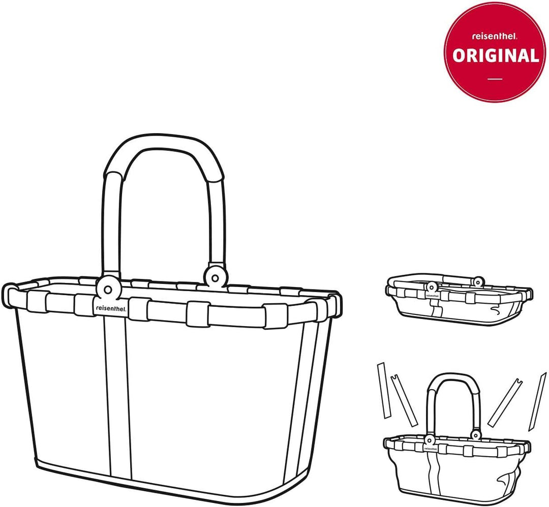reisenthel carrybag Twist Ocean Stabiler Einkaufskorb mit viel Stauraum und praktischer Innentasche
