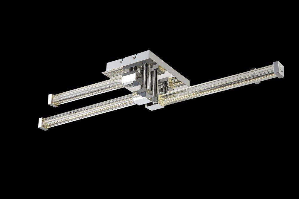 Design 22,4W LED Decken Wand Leuchte Lampe Wohnzimmer Globo TSCHURADPRA 68064-4D