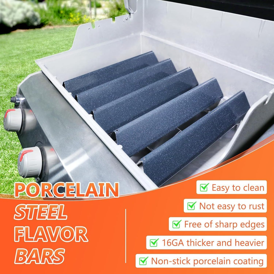 GFTIME 38,9CM Flavorizer Bar 7636 für Spirit E-310/320/330 (2013-Current), Spirit II E-310 S-310 Ser