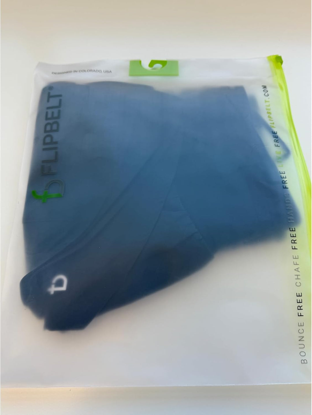 FlipBelt Leggings XS Azurblau, XS Azurblau