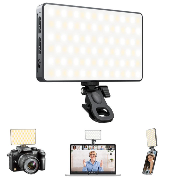 【Selfie Licht Ringlicht für Telefon】90 LED Wiederaufladbare iPhone Fülllichter, Ringlicht für Kamera