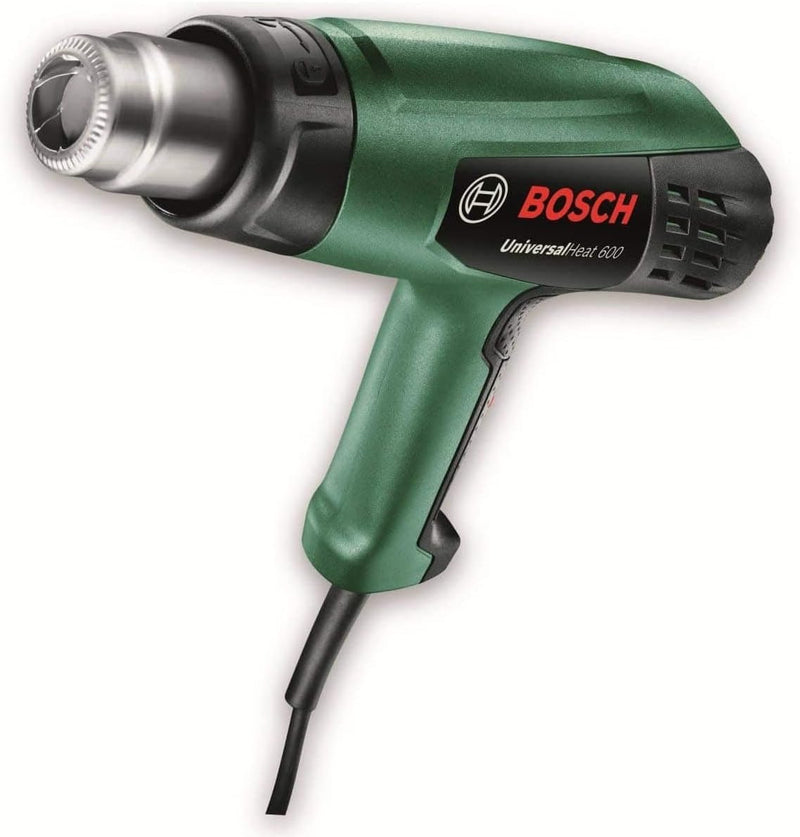 Bosch 06032A6102 UniversalHeat 600 Heissluftgeblaese mit Zubehoer 1.800W