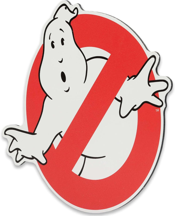 Ghostbusters Metallschild mit klassischem Logo – Vintage-Ghostbusters-Schild für Männerhöhle, Filmzi