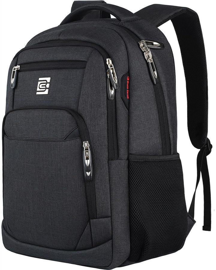 marcello Rucksack Herren, 17,3 Zoll Laptop Rucksäcke mit USB-Ladeanschluss für Arbeit Schule Uni Sch