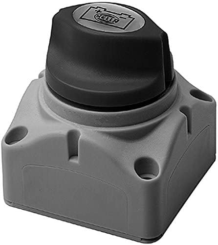 HELLA 6EK 002 843-071 Hauptschalter, Batterie - Drehbetätigung - Anschlussanzahl: 2 - geschraubt - S