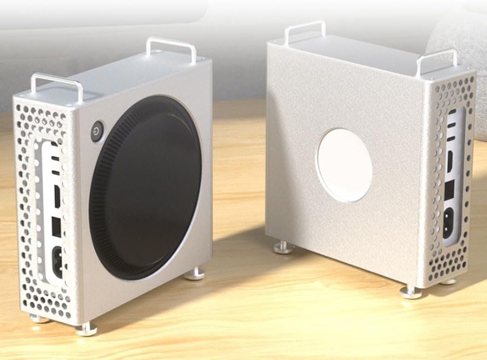 Desktop-Ständer, Aluminium-Chassis-Ständer, Chassis-Ständer für Mac, Mini M-4, Aluminium-Legierung,