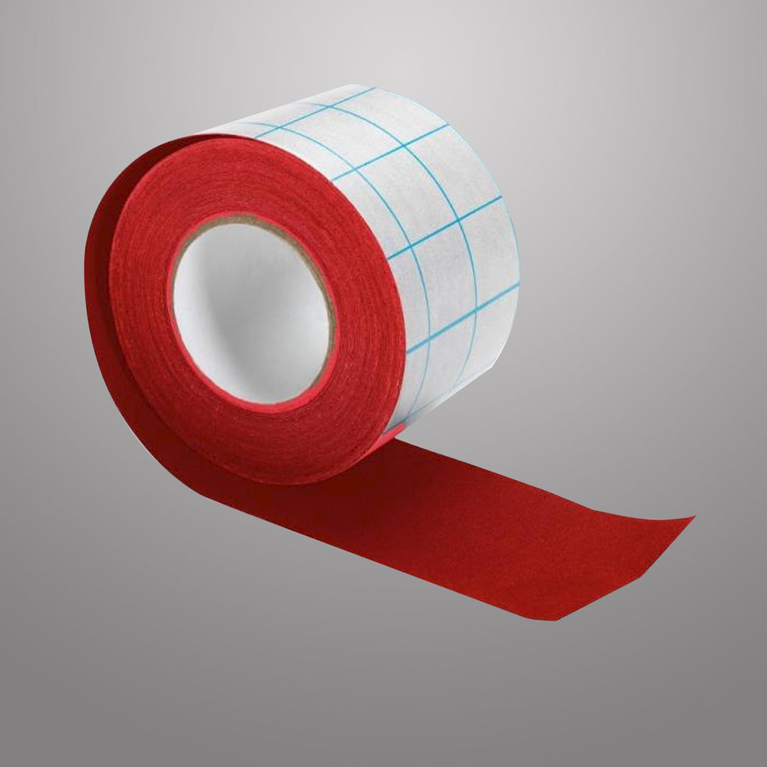 Modulor Neschen filmoplast T - Rot - 8cm - Selbstklebendes Baumwollgewebe ***Perfekt zum Reparieren