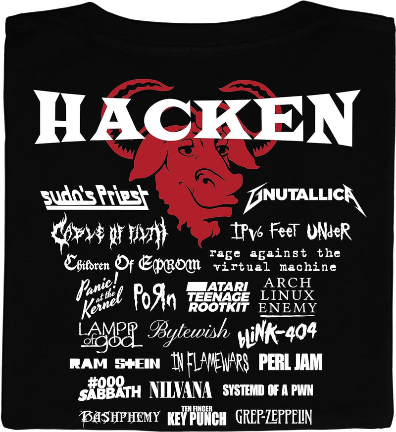 getDigital Hacken Open Air tailliertes Shirt : Grösse S