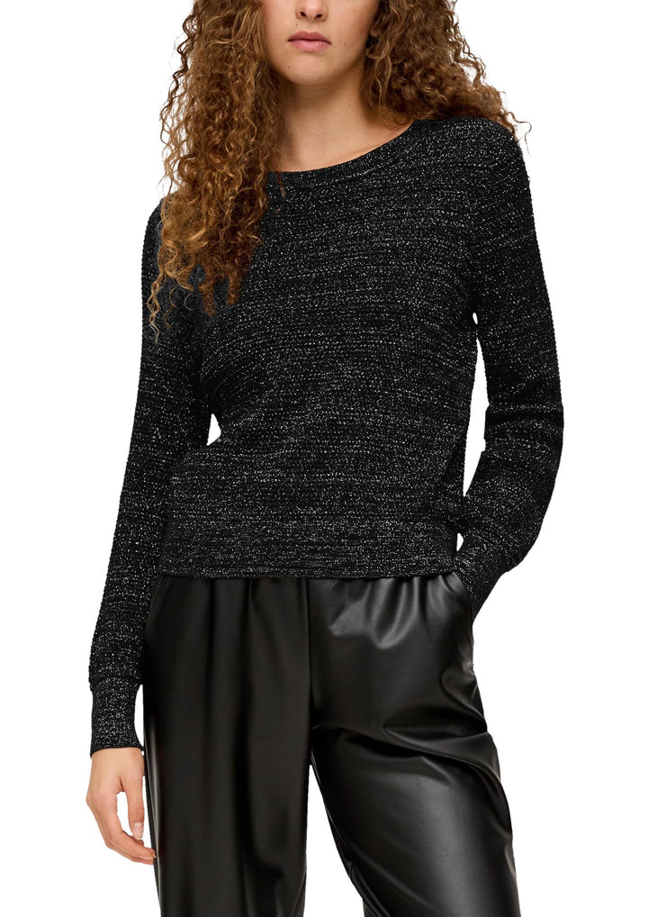 s.Oliver Damen Pullover mit Glitzergarn L 99w0, L 99w0