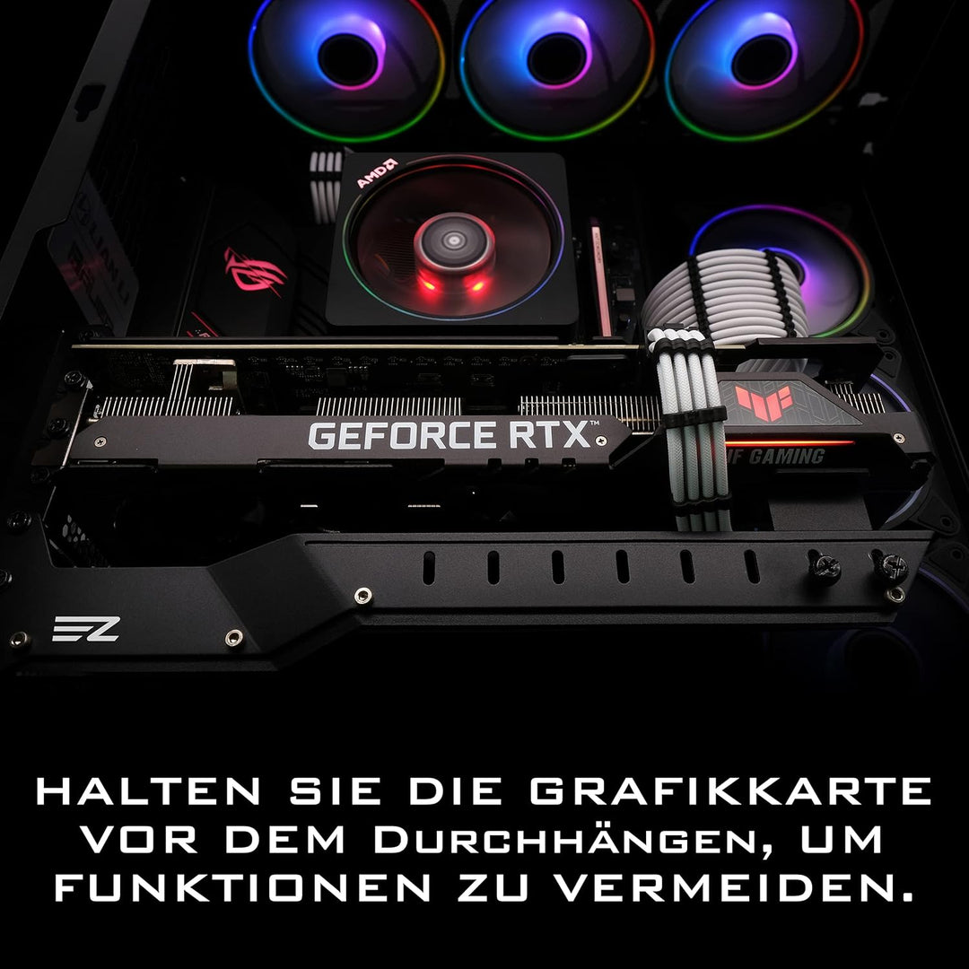 EZDIY-FAB GPU-Halter Halterung Grafikkarte GPU-Unterstützung Videokartenhalter Sag Halter/Holster Un