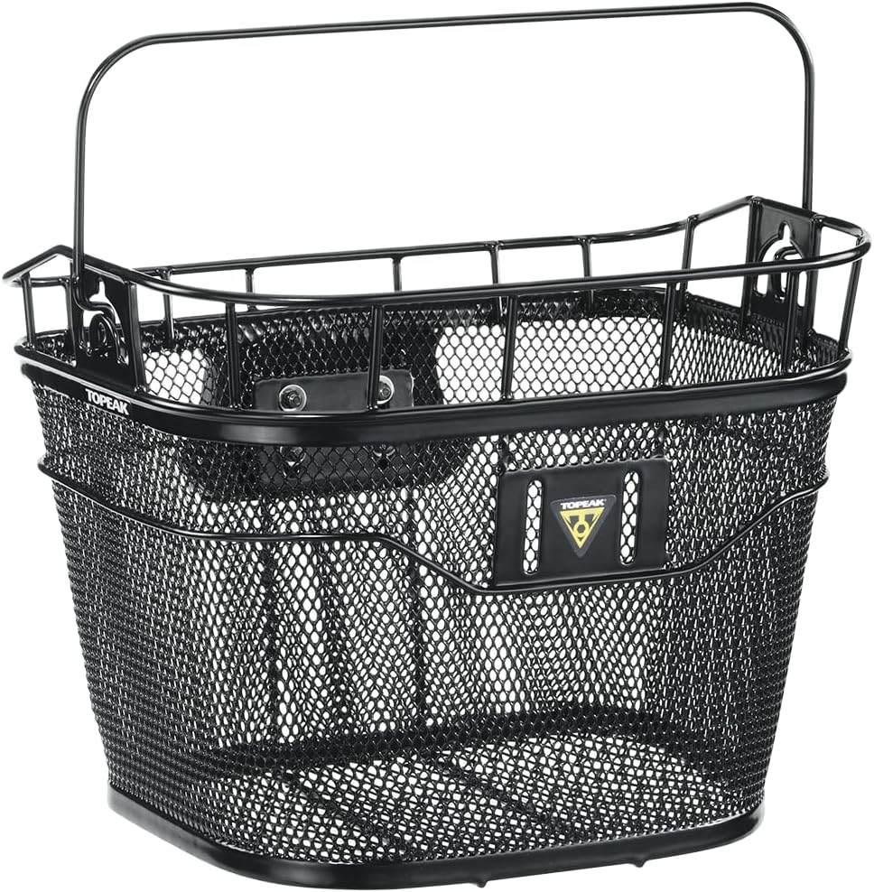 Topeak Front Basket with Fixer 3 L Schwarz, L Schwarz