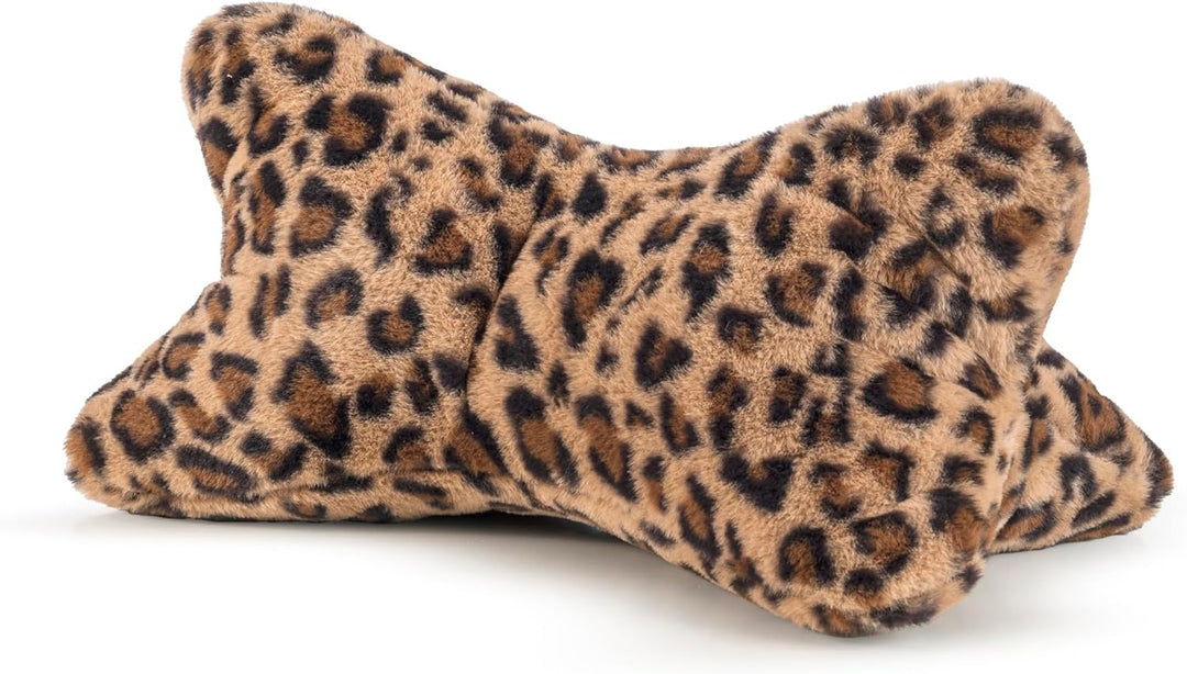 MAGMA Leseknochen Panthera Leopardenmuster Nackenkissen 42x22x22 cm Polyester Fellimitat Made in Ger