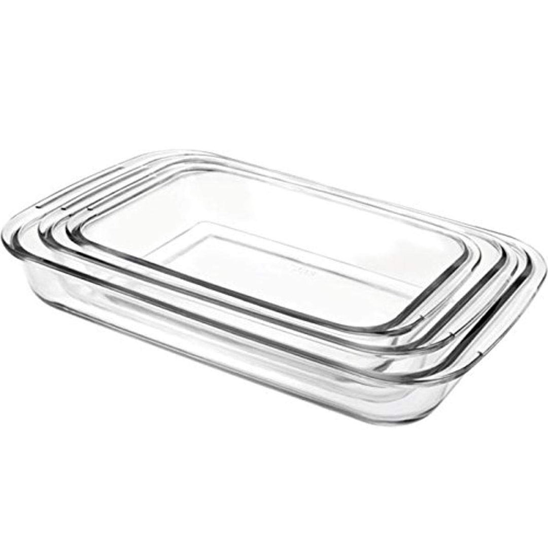 Ibili 480700 – Set 3 Quelle Ofen ECKIG Kristall