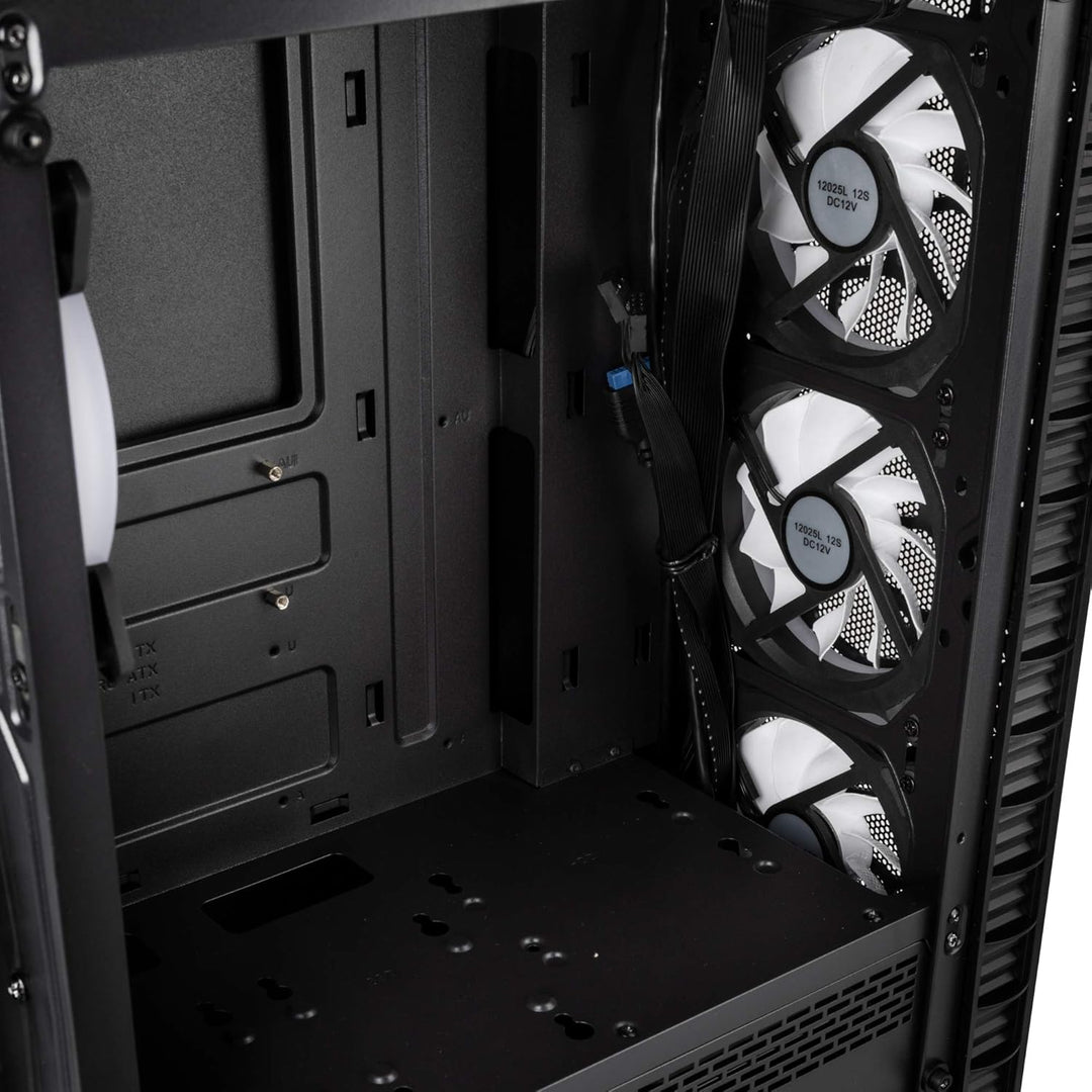 KOLINK Observatory Lite Mesh Midi Tower PC Gehäuse ATX RGB PC-Gehäuse, Gaming PC Case, Tempered Glas