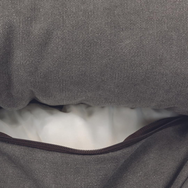 TRIXIE Hundebett BE Nordic Föhr 60x50 cm in dunkelgrau – eckiger Hundekorb für kleine & grosse Hunde