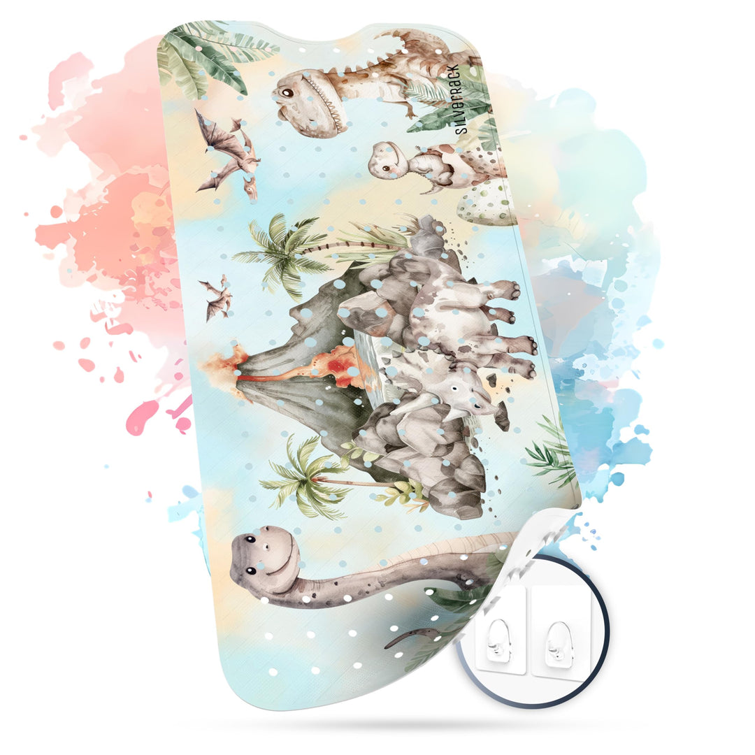 Badewannenmatte Kinder rutschfest [100x40cm] - Antirutschmatte Badewanne BPA frei - Badematte Kinder