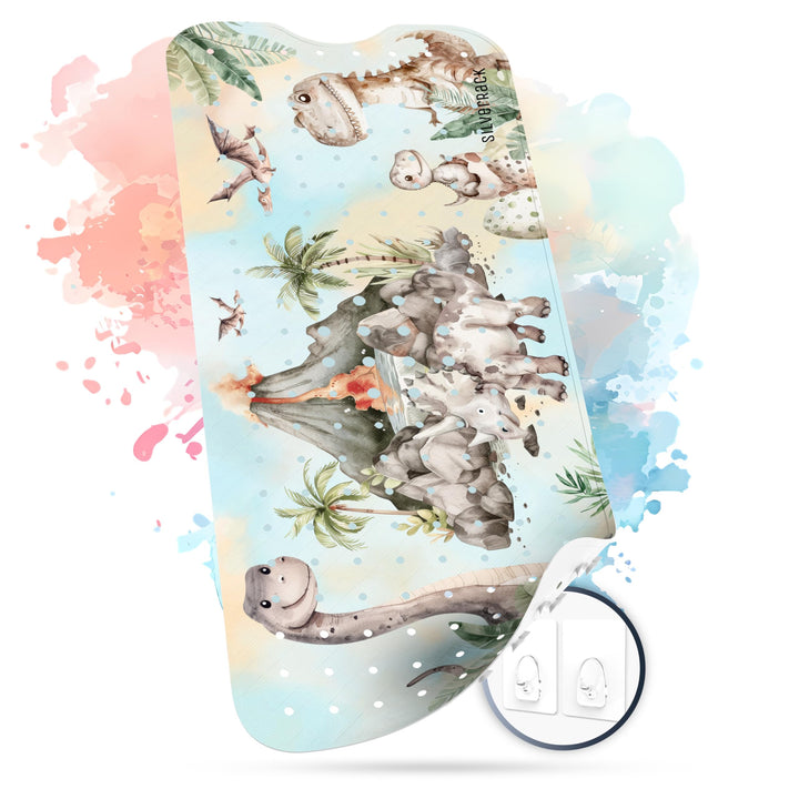 Badewannenmatte Kinder rutschfest [100x40cm] - Antirutschmatte Badewanne BPA frei - Badematte Kinder