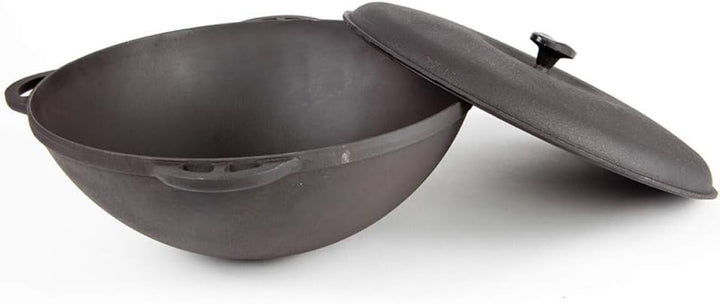 Kasan Asien aus Gusseisen mit Deckel Kazan Kessel Syton® (10 Liter), 10 Liter