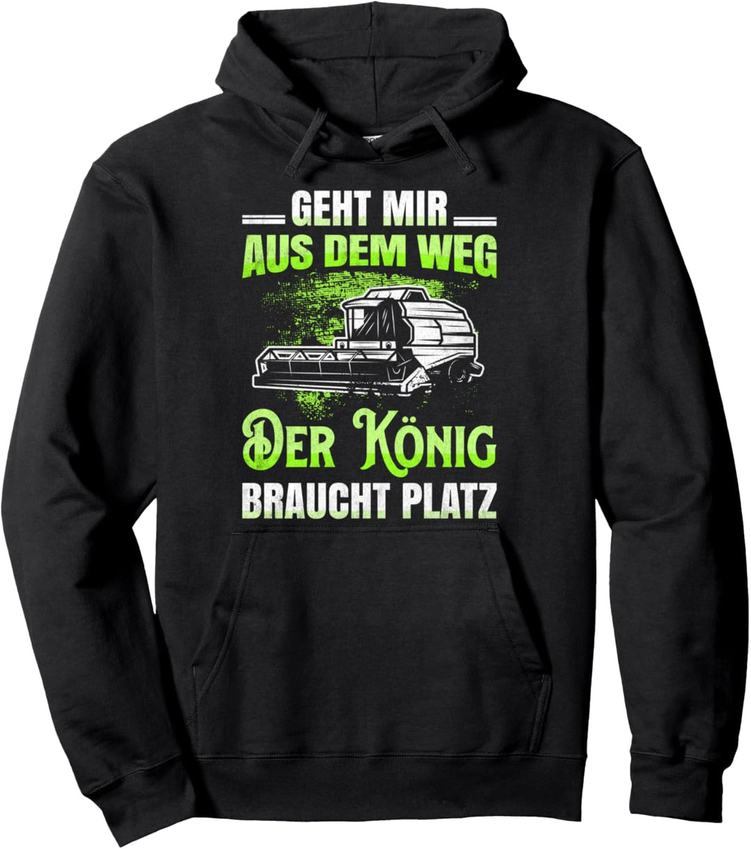 Mähdrescher Bauer Landwirt Geschenk Drescher Feldhäcksler Pullover Hoodie