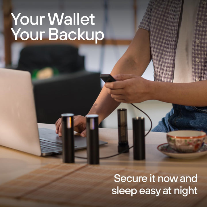 Trezor Keep Metal 24 Word – Krypto SeedPhrase Backup Storage – Edelstahl in Luft- und Raumfahrtquali