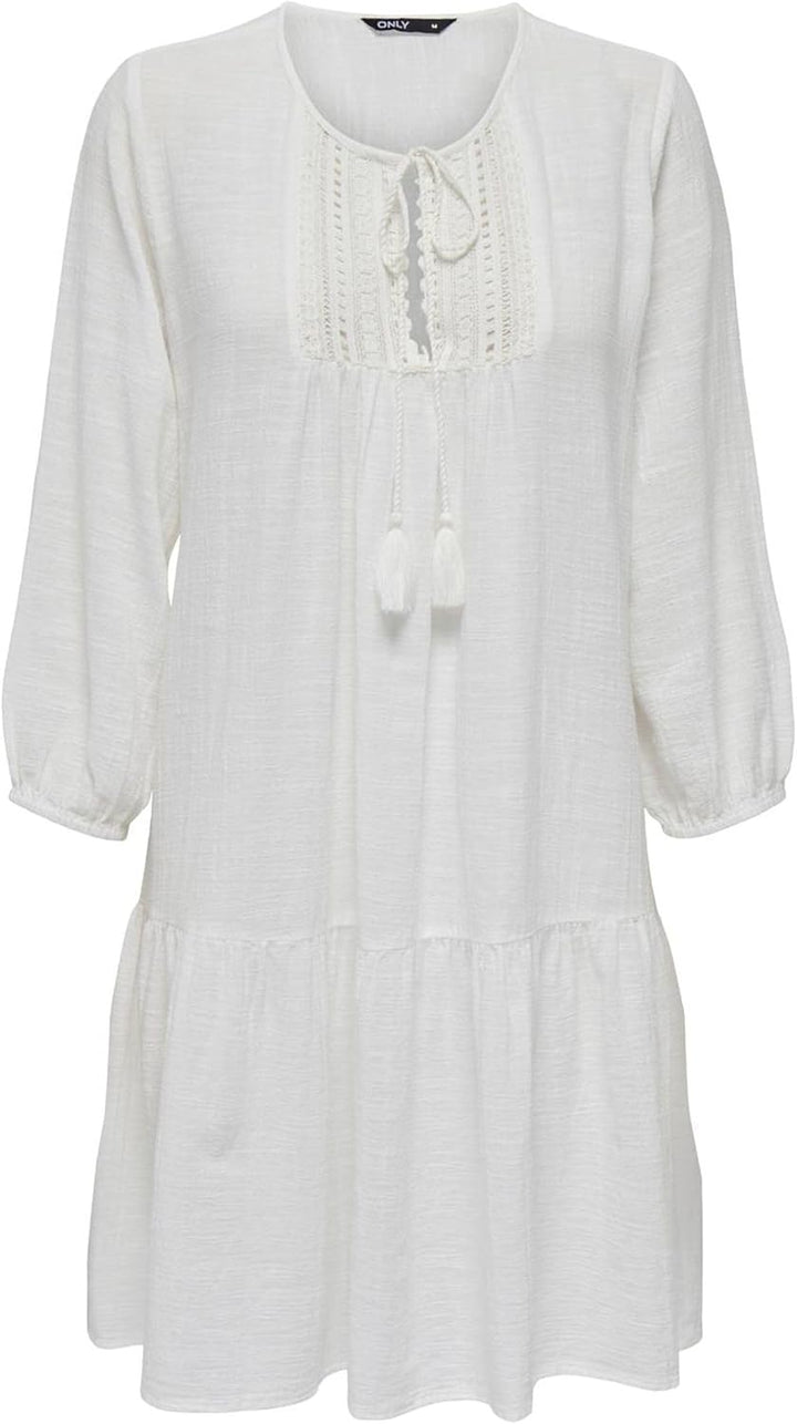 Only Damen Kleid 15219922 XS Cloud Dancer, XS Cloud Dancer