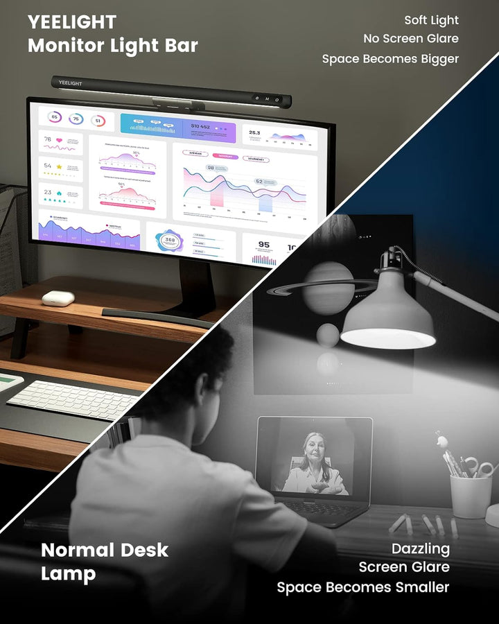 Yeelight Computer Monitor Light Bar, Computer Monitor Lampe, Laptop Monitor LED Lampe USB Bildschirm