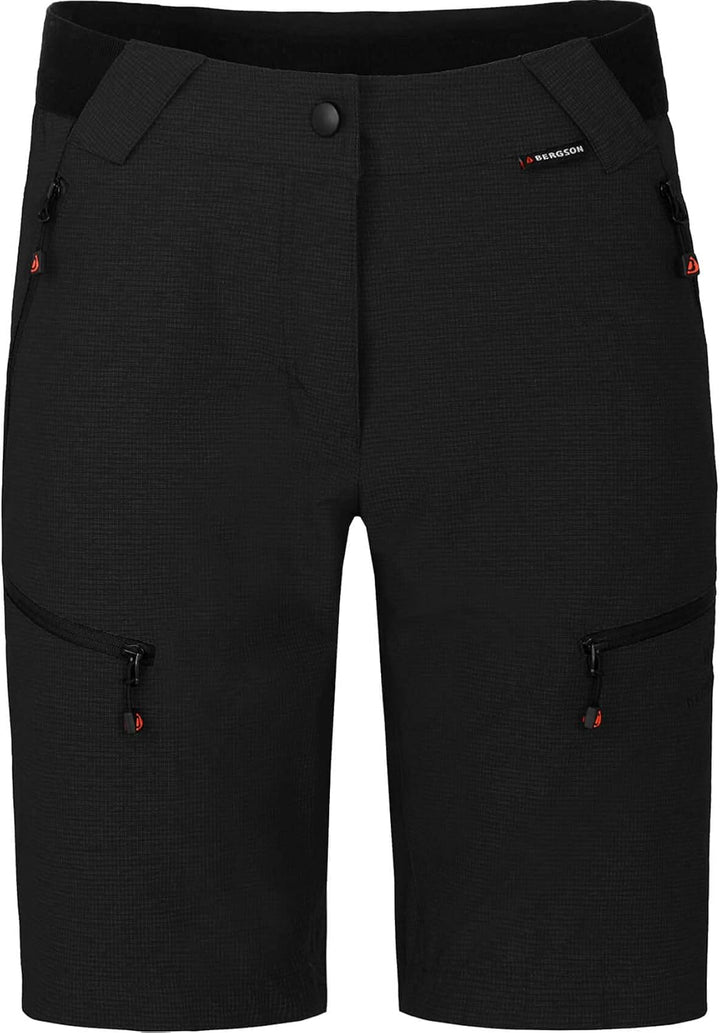 Bergson PORI Bermuda | Damen Wandershorts - Robust & elastisch Damen Wandershorts in Bermuda-Länge,