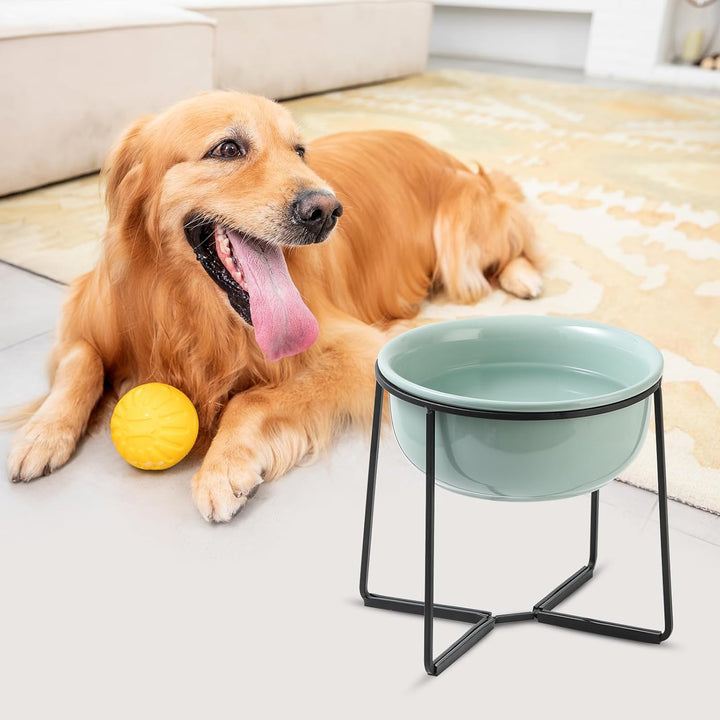 Hundenapf Erhöht Keramik Grosse Hunde - Fressnapf Hund mit Rutschfestem Ständer - Futternapf Wassern