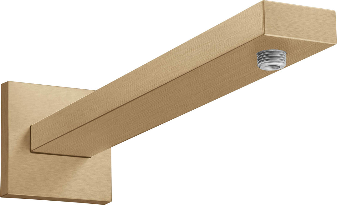 hansgrohe Brausearm eckig 38,9 cm Brushed Bronze, Brushed Bronze