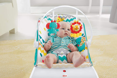 Fisher-Price Bunte karneval Comfort Curve Bouncer, Mehrfarbig,