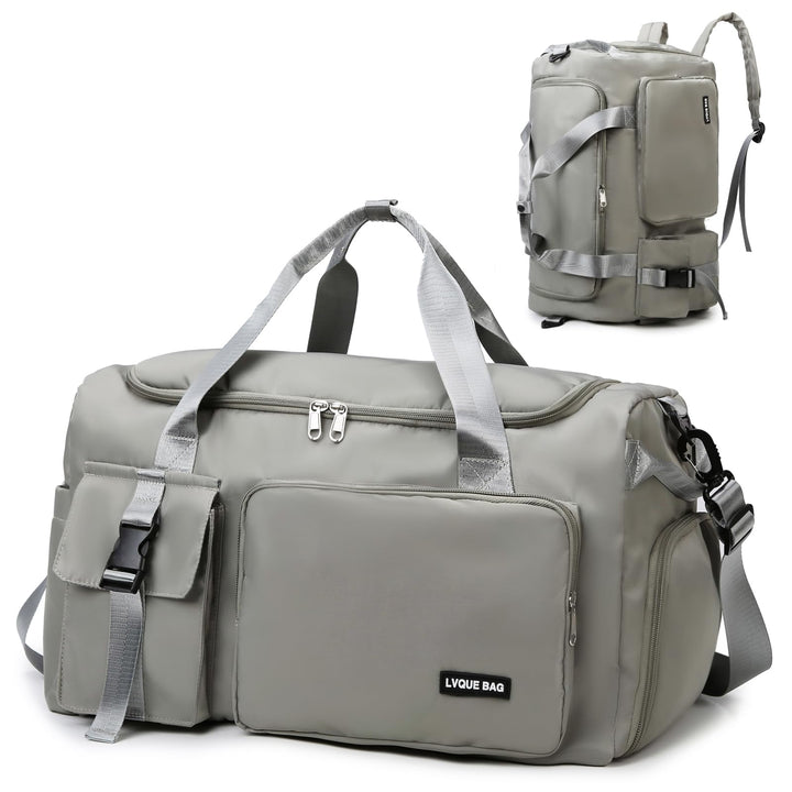 Sporttasche Damen Herren 42L Reisetasche mit Schuhfach Nassfach Wasserdicht Trainingstasche Travel D