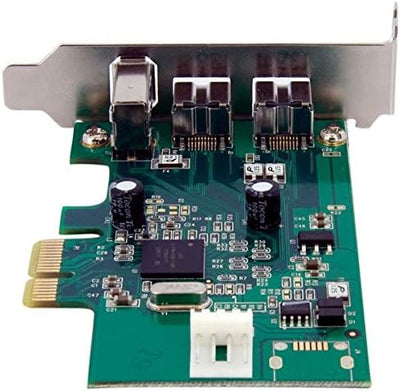 StarTech.com 3 Port 800+400 FireWire PCI Express Schnittstellen Low Profile Combo Karte - PCIe 3 Por