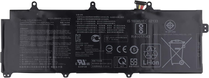 SwarKing Ersatz Akku Kompatibel mit C41N1712 Asus ROG Zephyrus GX501 GX501V GX501VS-GZ036T GX501GI-E