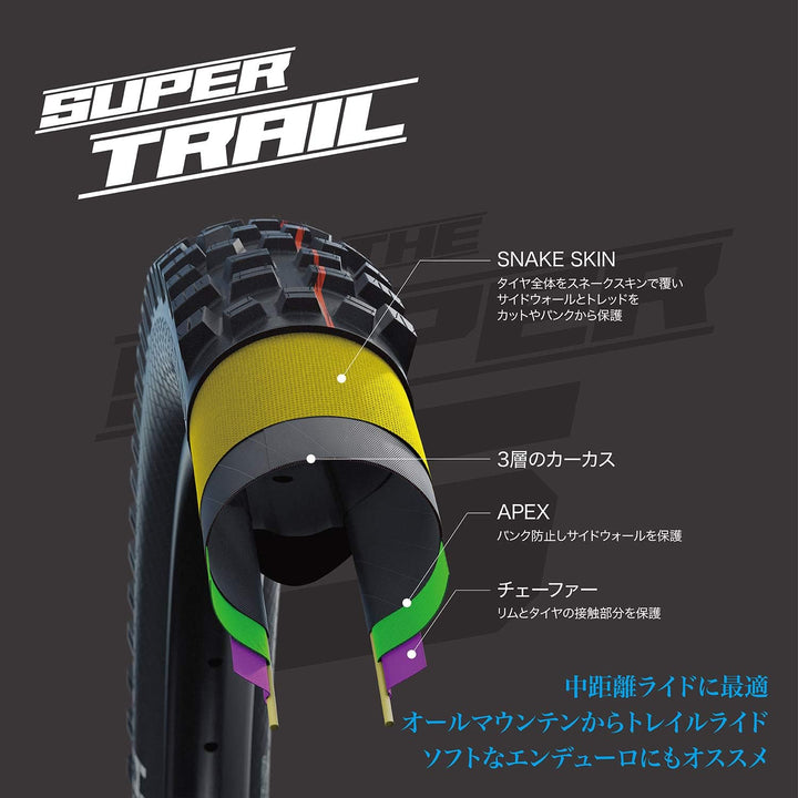 Schwalbe Wicked Will Evo Faltreifen // 65-584 (27,5x2,60') Super Trail Schwarz, Schwarz
