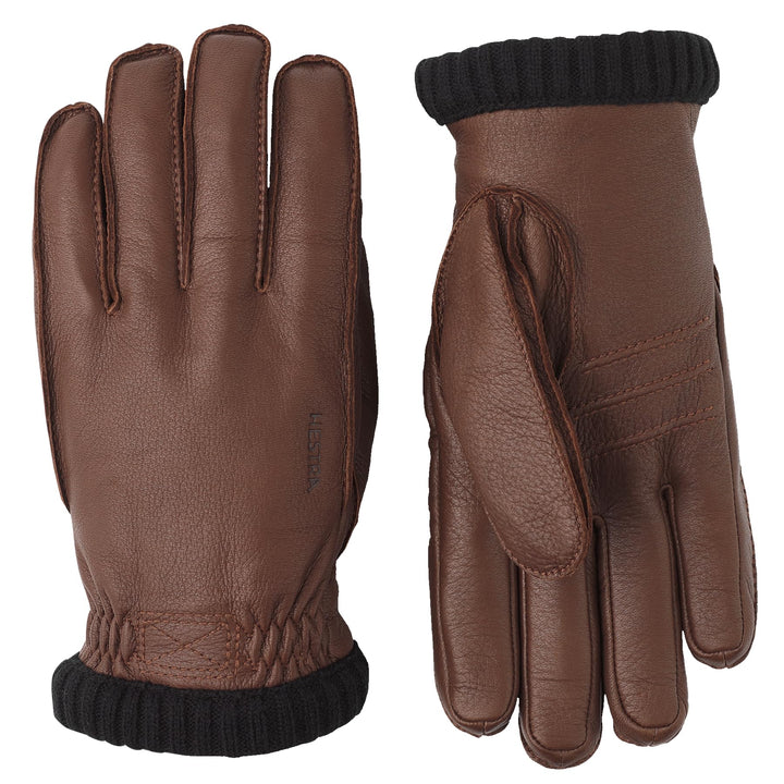 HESTRA Deerskin Primaloft Rib Women chocolate EU 9, chocolate EU 9