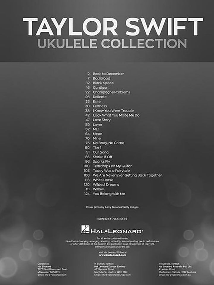 Taylor Swift - Ukulele Collection - 27 Hits to Strum &amp; Sing, Taschenbuch