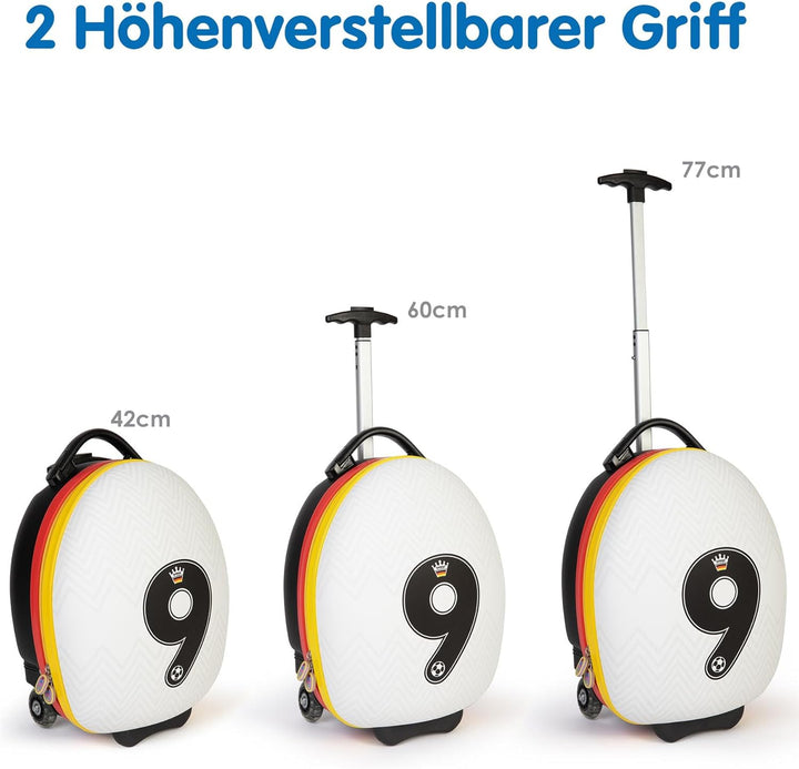 boppi Tiny Trekker Kinderkoffer mit Rollen 17L | Leichter Reisetrolley für Kinder Handgepäck Grösse