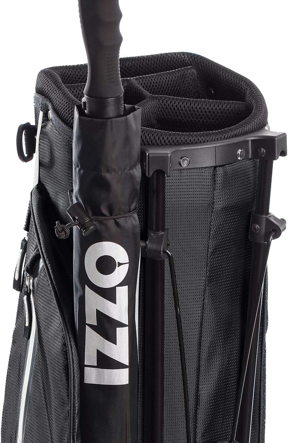 Izzo Ultra Lite Standtasche Schwarz, Schwarz