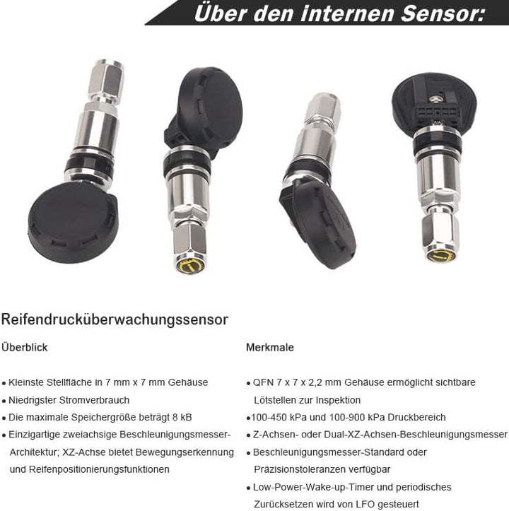 erisin Universal USB Reifendrucksensor Reifendruckkontrollsystem USB TPMS Modul Reifendruckprüfer mi