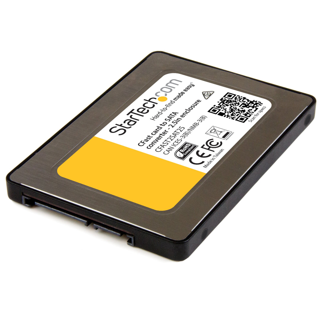 StarTech.com CFast Karte auf 2,5" SATA Kartenleser - CFast Card zu SATA / SSD Adapter / Konverter -