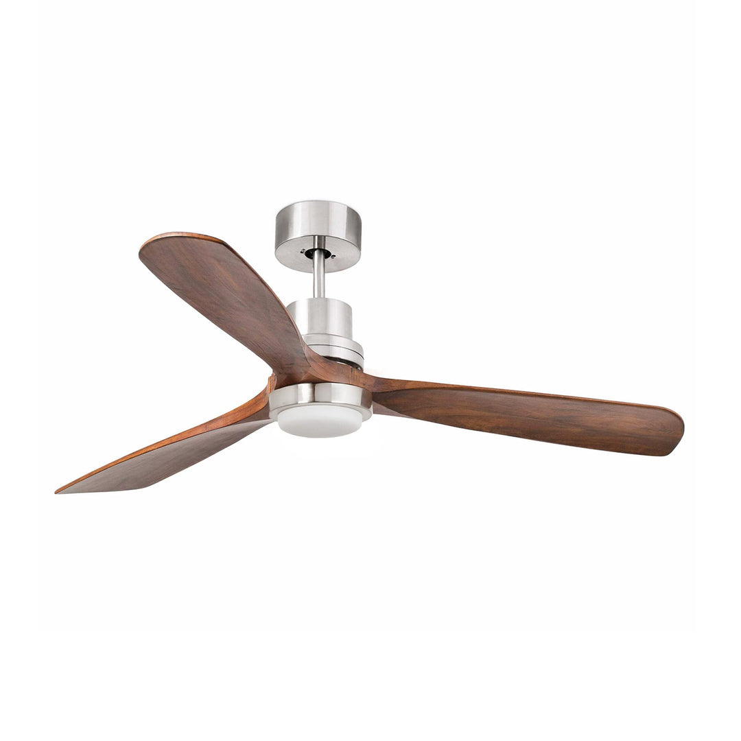 Faro Barcelona LANTAU LED Deckenventilator Nickel matt mit DC Motor 33518DC