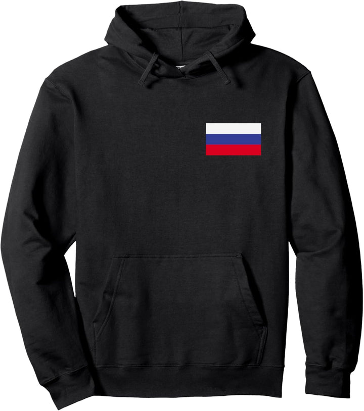Russland Flagge Rossija Land Russia Russe Russisch Deko Pullover Hoodie