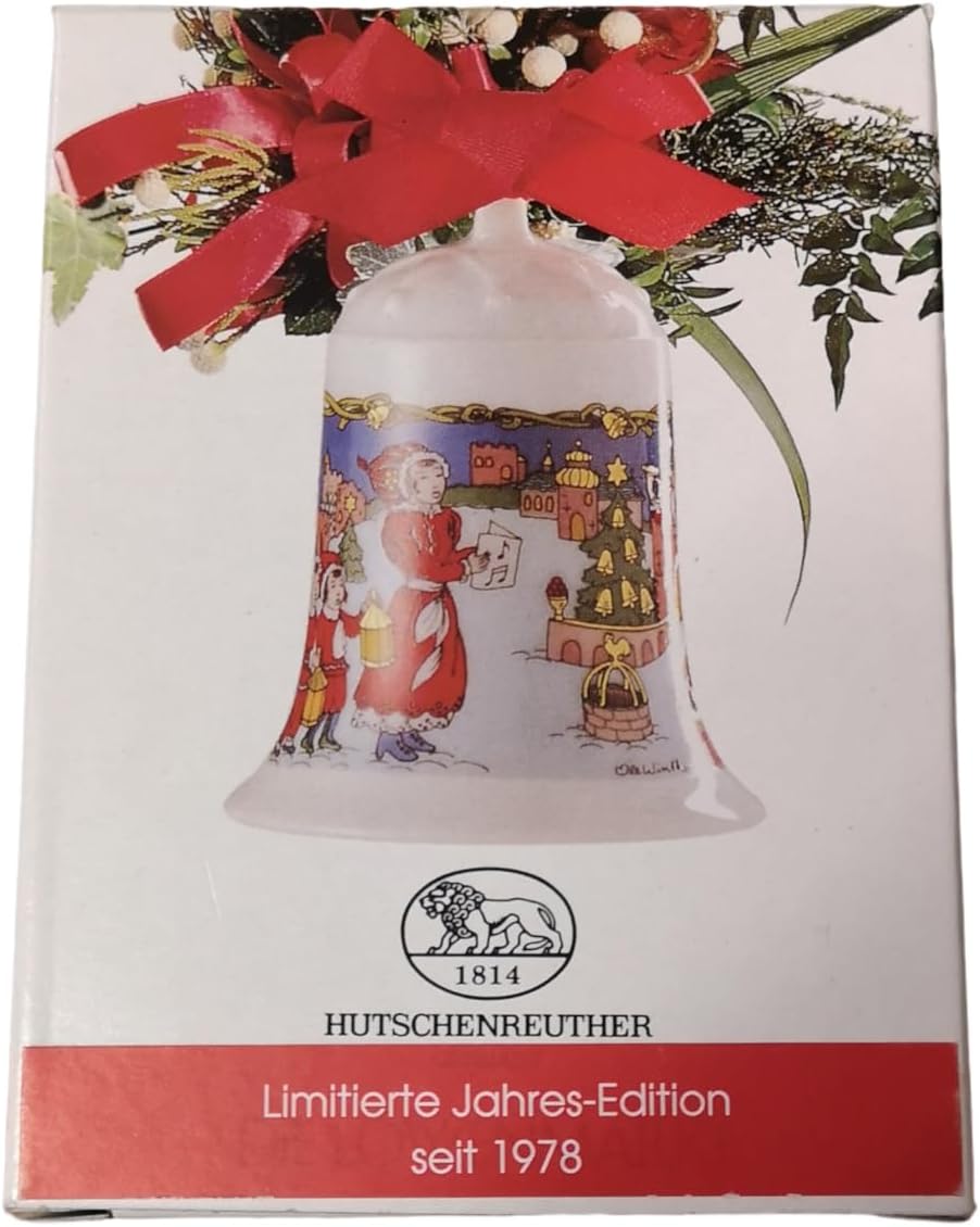 Porzellanglocke Weihnachtsglocke 1996 - Hutschenreuther - in OVP