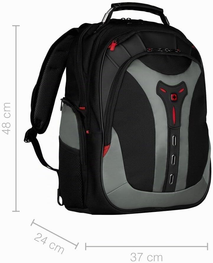 WENGER Pegasus Laptop-Rucksack mit Tabletfach, Notebook bis 17 Zoll, Tablet bis 12 Zoll, Organizer,